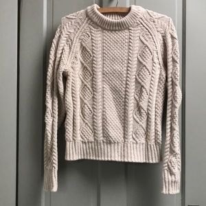 L.L. Bean Signature Fisherman’s Cotton Sweater EUC